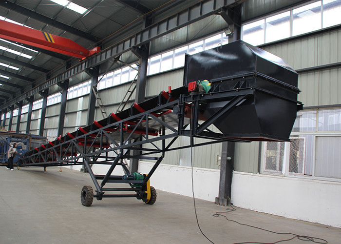 Sand Gravel Mobile Conveyor Belt For Food Industry For Quarry