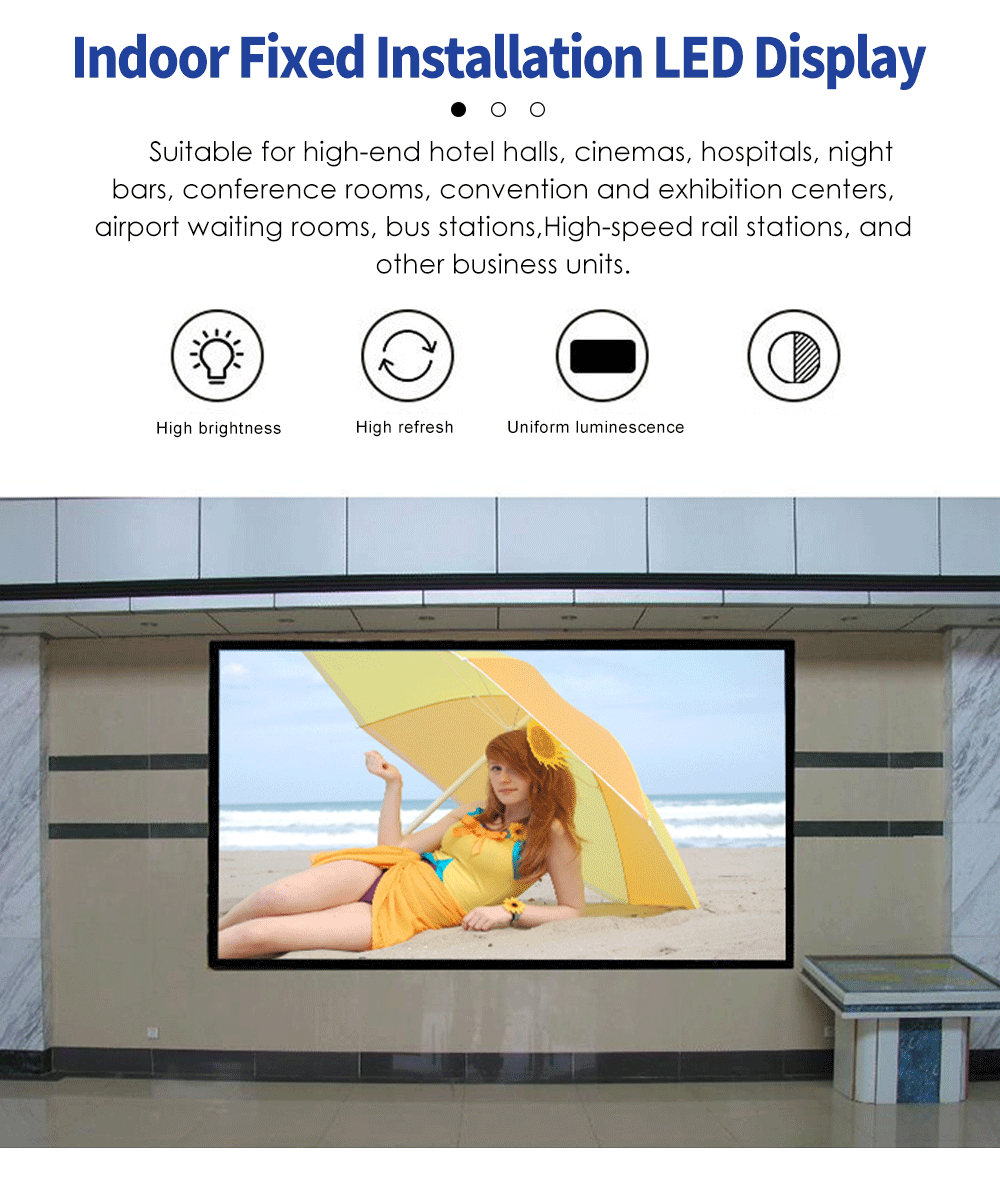Durable 3D Large Flexible LED Screen P3 P3.91 P5 Multi Function