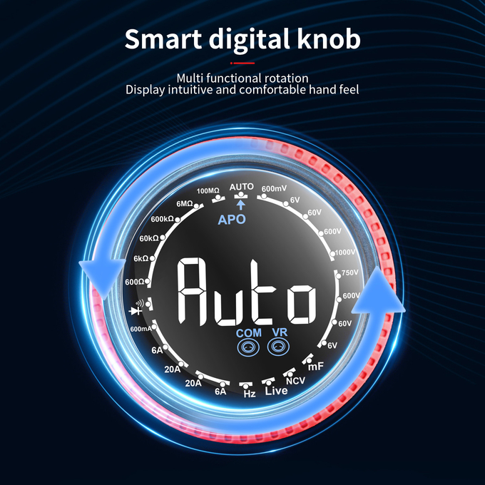 Kaemeasu 10C Auto Range Multimetro Smart Digita Voltage Meters NCV TRMS Diode Test Current Resistance Tester