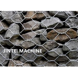 80x100mm Hexagonal Knitting Gabion Wire Mesh Machine