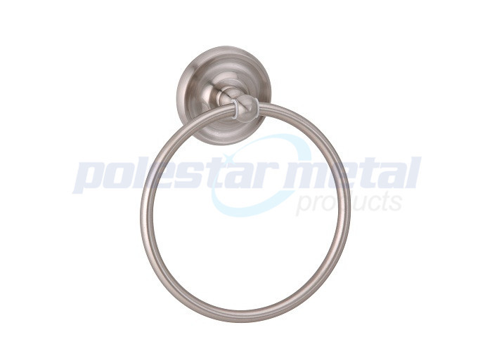 Zamak 4400 Series Bathroom Hardware Accessories Polished Chrome Towel Ring 6-1/4" Width