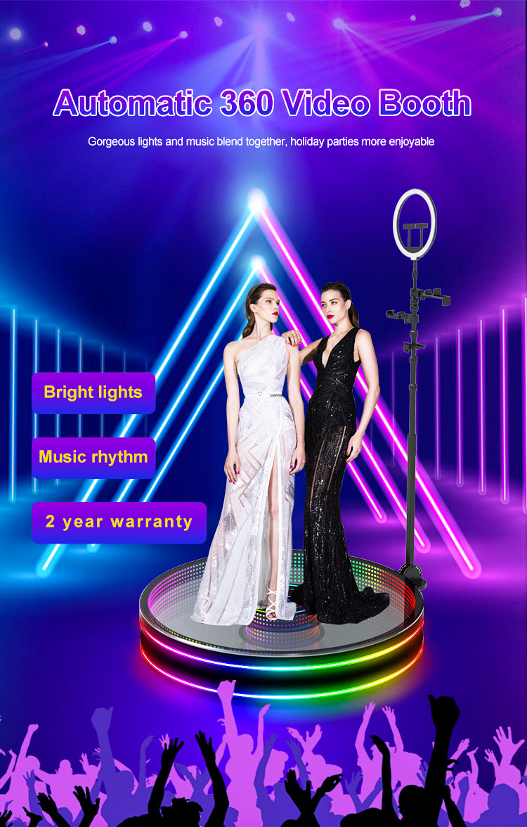 Selfie Led 360 Photo Booth Spinning Fill Light Lamp 360 Photo Booth Manual