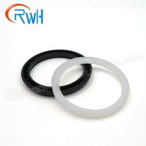 Black White Color Hydraulic Piston Seal OHM Track Adjuster Seal