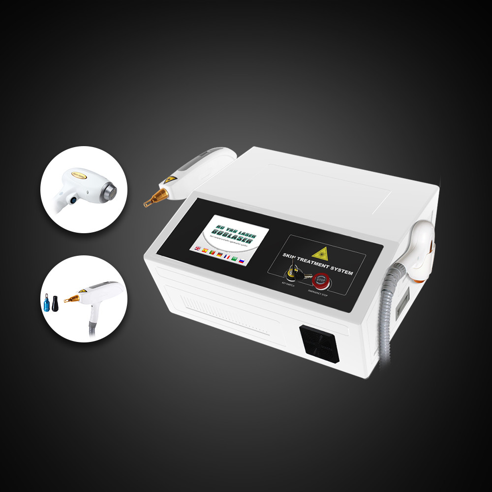 Nd YAG Picosecond Laser Tattoo Removal Multifunction Beauty Machine 808nm 2 In 1