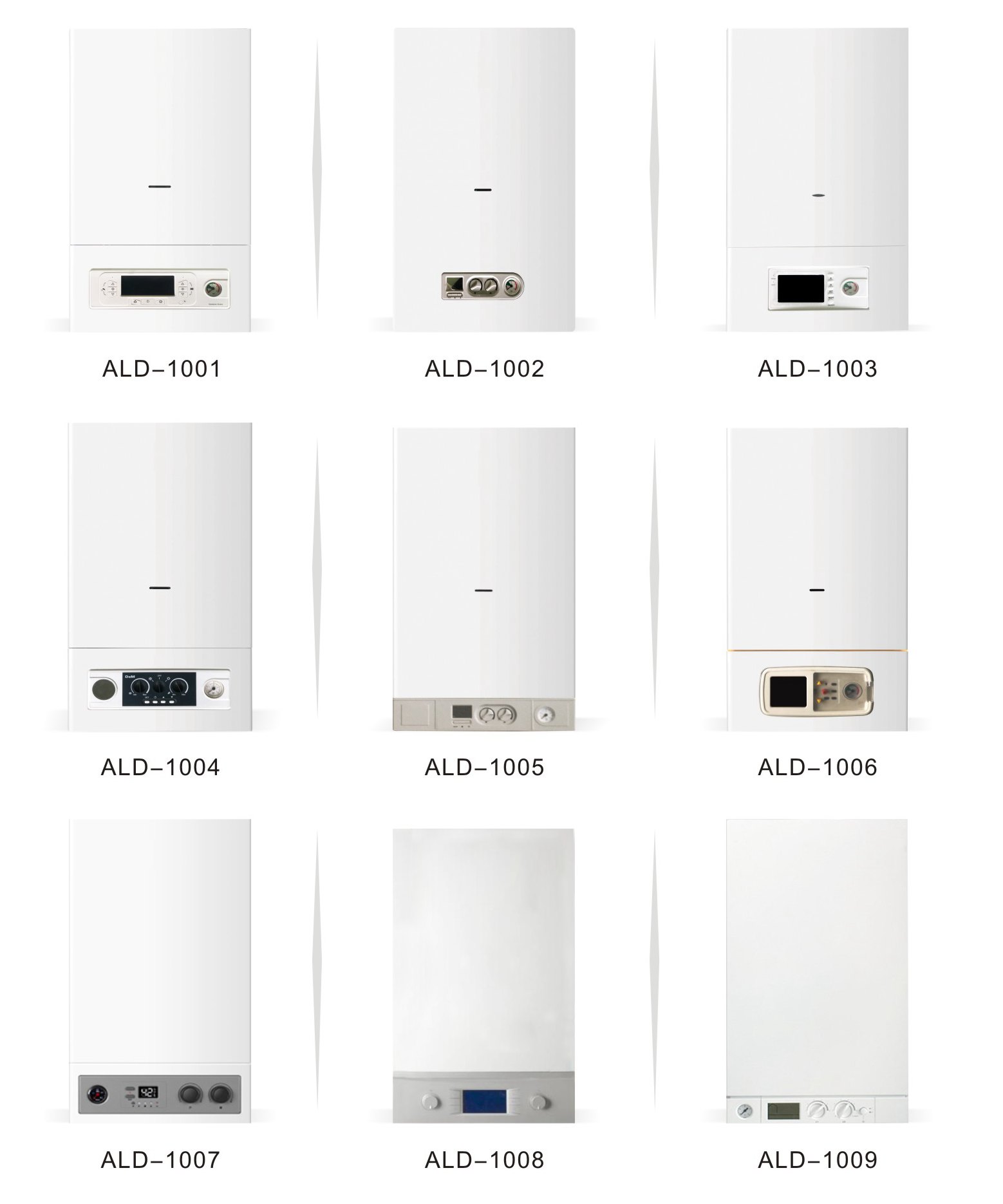 CE Natural Wall Mounted Condensing Gas Boiler LED Screen 220V