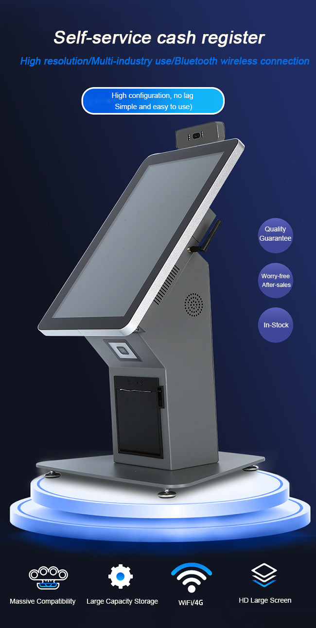 1920x1080 Restaurant Pos Kiosk For Retail Food & Beverage And Healthcare