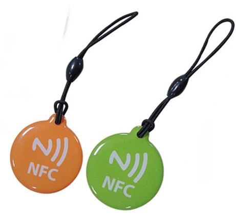 Quality Programmable Waterproof NFC Epoxy Tag With Printing QR Code Unique ID Number for sale