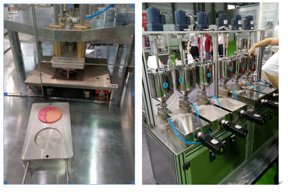 Professional Cosmetic Powder Press Equipment For Bronzing Powder / Powder Foundation