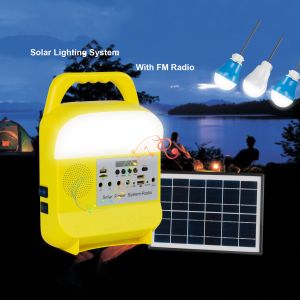 China Solar Home Lighting System With Solar Panel 3PCS LED Solar Bulbs Kits on sale
