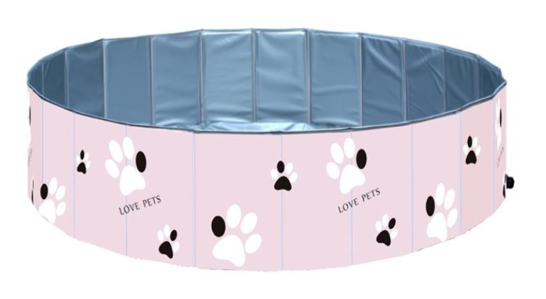 High quality Blue & Pink Pet Swimming Pool Portable Pool Dogs Cats Bathing Tub Bathtub Wash Tub Foldable Pet Bath Pool