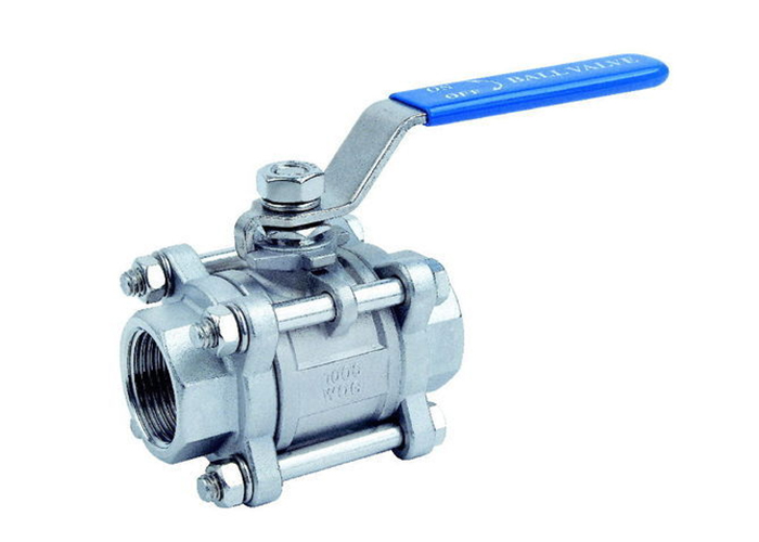 1/4 Inch Stainless Steel Valves - Full Port (3 Piece) 3 PCS Ball Valve