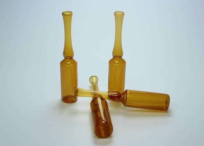5ml Type B Brown Empty Opeded Injectable Medical Glass Ampoule