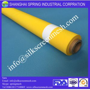  screenprinting mesh 90T white/yellow 100% monofilament polyester mesh Manufactures