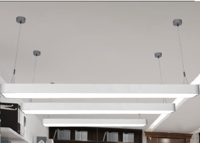 6500K Square LED Commercial Ceiling Lights For Office / Living Room