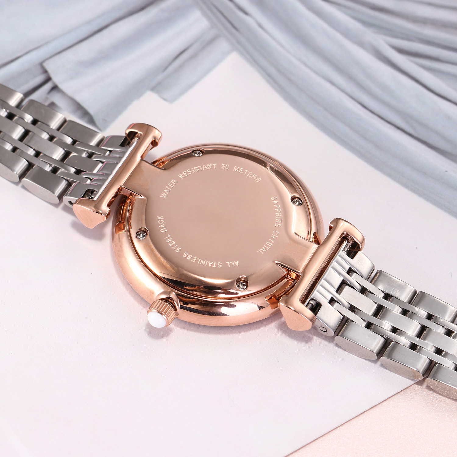 New 2019 Japan Movt Quartz Timepieces Stainless Steel Luxury Women Lady Watches Jewelry Wrist Watch