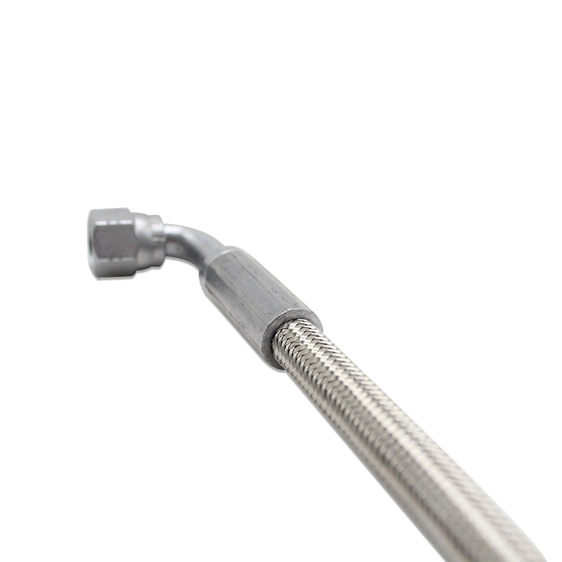 1/4" 04Stainless Steel PTFE Braid PTFE Hose Assembly High Pressure