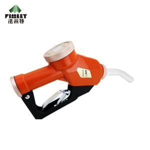 China Gasoline Fuel Filling Gun With Flow Meter Digital Fuel Metering Device Nozzle on sale