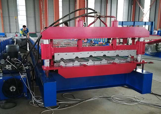 Hydraulic Drive Sheet Metal Roll Forming Machines Material Expand Width 1200mm