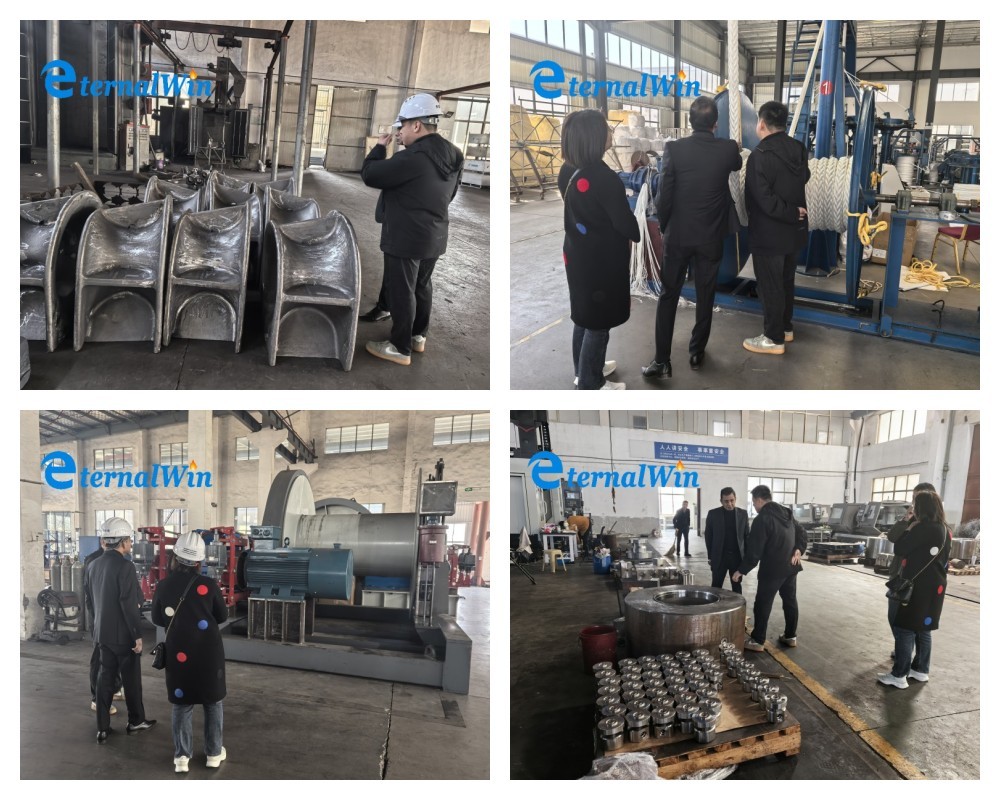 Metal Steel Marine Hydraulic Winch with Customized Rated Load and Robust Construction