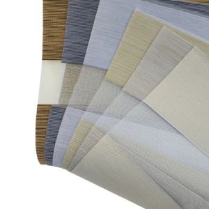  425GSM Zebra Blinds Fabric with 1 Roll MOQ and Customizable Color for Office or Home Sunshade Manufactures