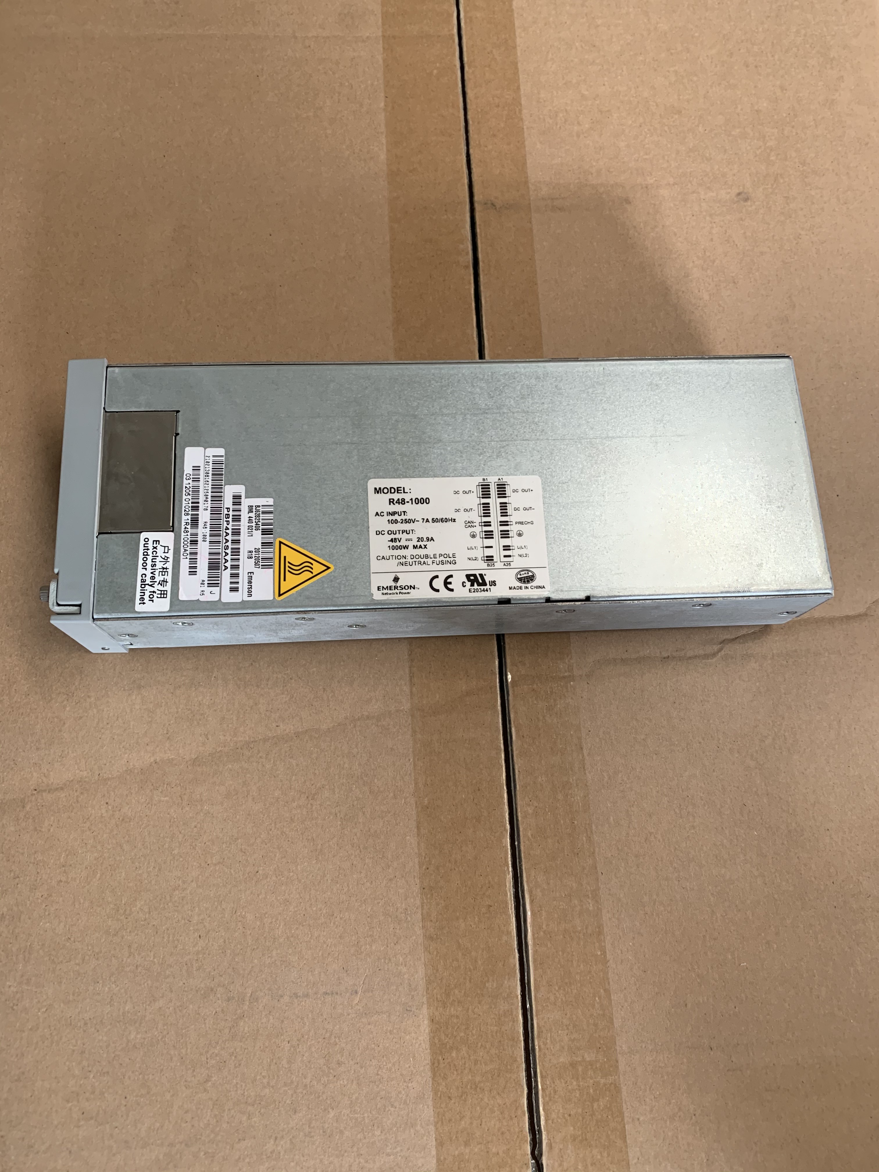Vertiv / Emerson R48-1000 48V 1000W R48-1000A Rectifier Module DC Telecom Power Supply For Netsure 212c23