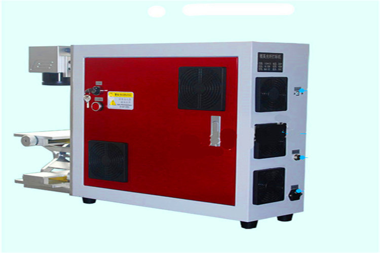 100X100mm 300X300mm Lifting Plat Form Ipg20W Split Type Fiber Marking machine for Jewelry Gold Brass Marking