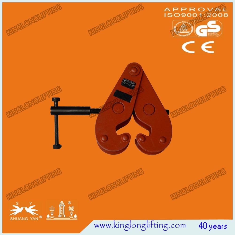 Adjustable Steel Plate Clamp 5T 10T 20T Easy Attachment Safe Secure Grip