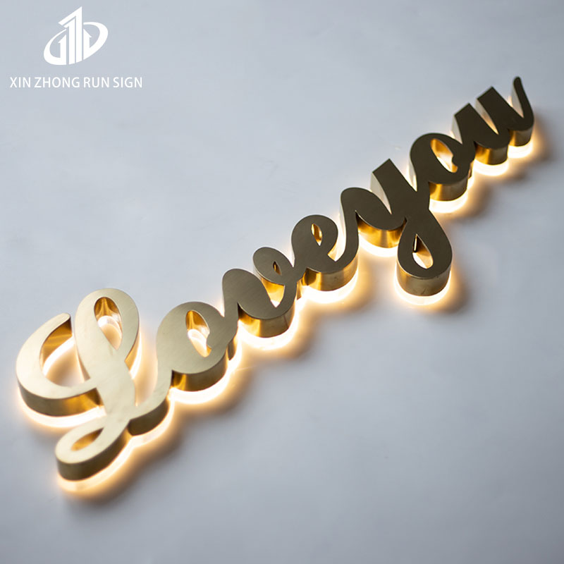 Professional letter trim channel letters acrylic plastic