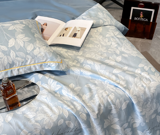 National Standards Color Fastness Grade Ice Silk Bedding Set Bed Cover Sheet for 2.0m Bed