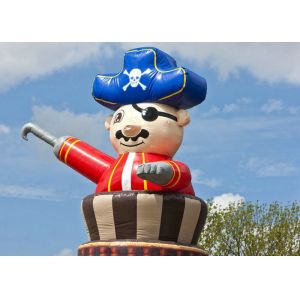 Adventuring Pirate Inflatable Climbers For Toddlers , Rock Climb Slide