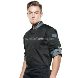 New Products Custom Soft Chef Garment Double Row Buttons Cooking Uniform for