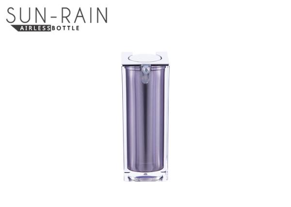 15ml Airless sprayer bottle light purple lotion bottle airless packaging