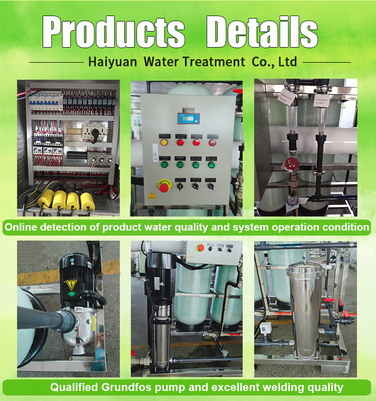 Automatic 1000L/Hour RO Water Purification Plant 220-400V PLC