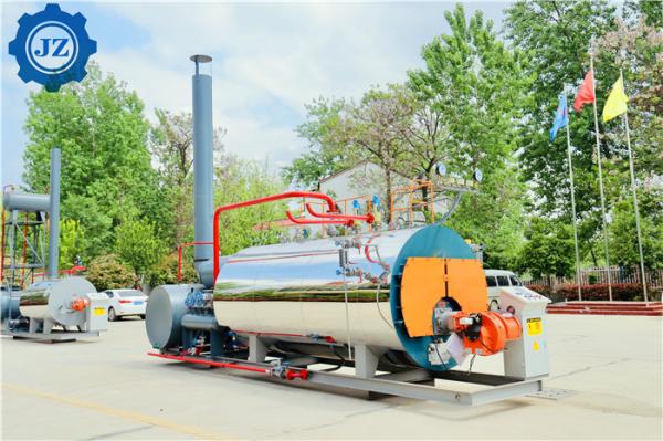 3Ton 3000kg 10 Bar Fully Skid Mounted Natural Gas Steam Boiler For Food