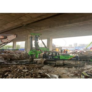 Highly Accurate Low Headroom Piling Rig with Rotary Angle Displacement Output