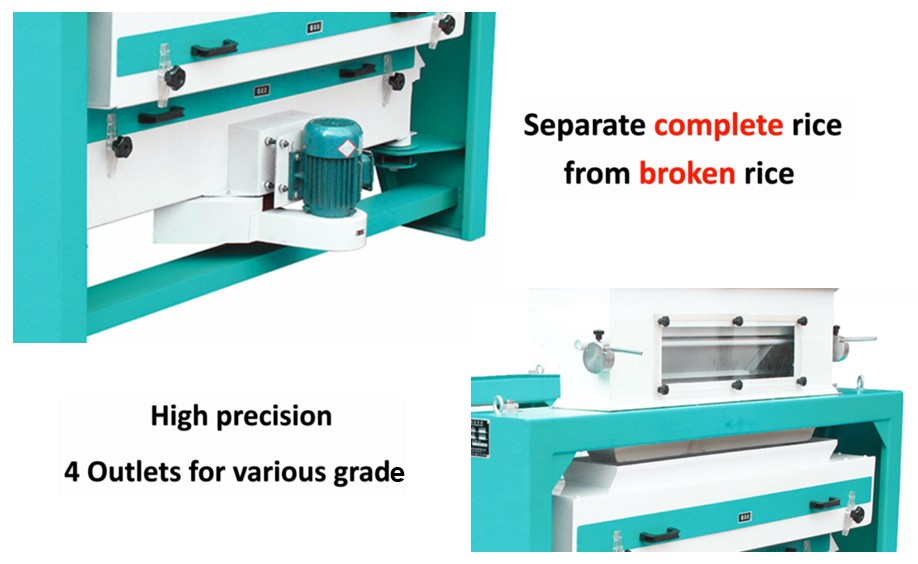 MMJM100 Rice Mill Plant for Broken White Rice Seed Winnowing and Grading Performance