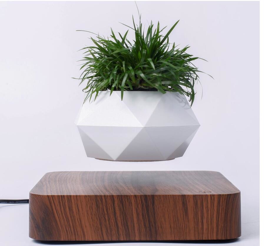 new hotsale magnetic levitation floating bottom air bonsai plant tree pot