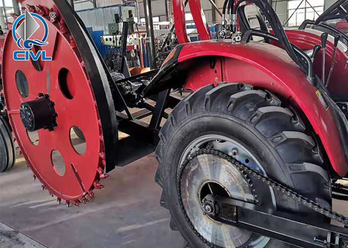 Disc Trencher / Cable Trencher / Village Water Pipe Trencher / Tractor Trailed Chain Ditcher Concrete Pavement Ditcher