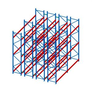 Heavy-Duty Industrial Warehouse Pallet Racking System with High Load Capacity