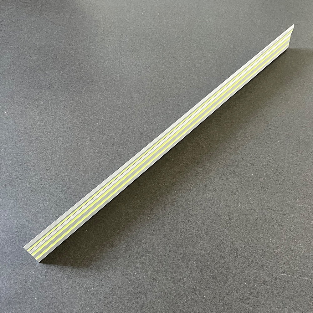 ODM Photoluminescent Exit Path Markings Glow In The Dark Aluminium Stair Nosing Edge Trim