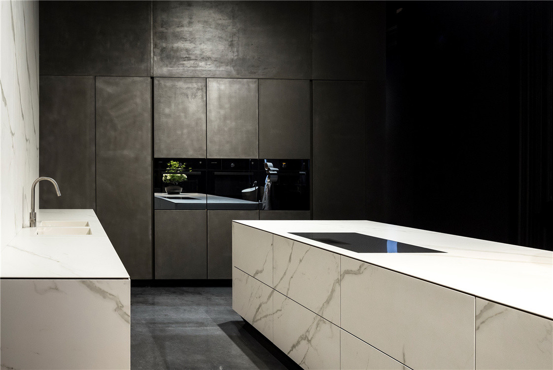 Sintered Stone SGS Family Room Cabinets Modern Modular Kitchen Cabinets Furniture
