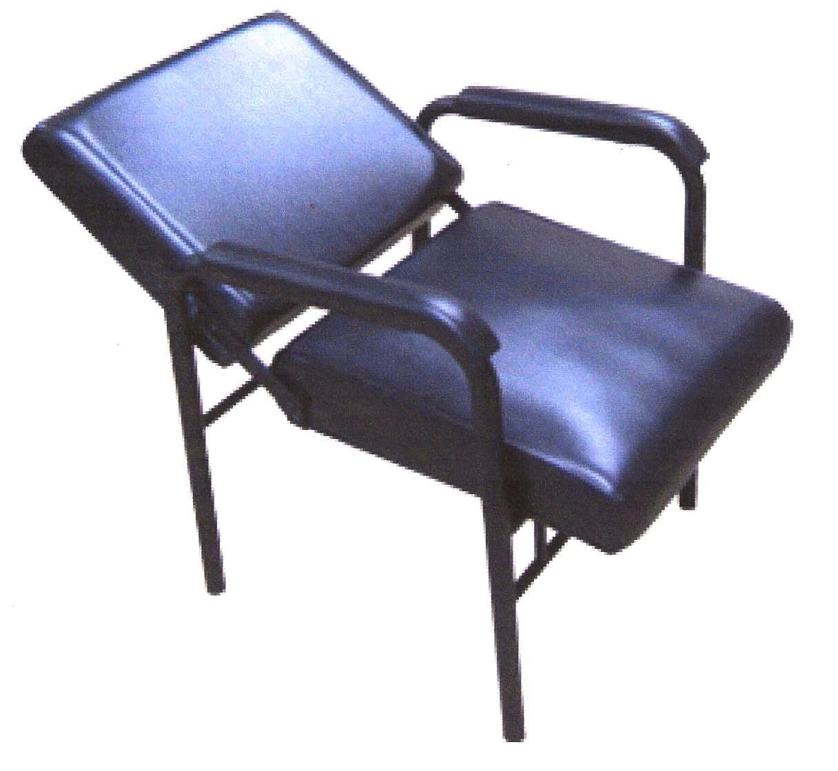 Beauty Salon Styling Chairs , Folding Salon Shampoo Chairs Reclining Backrest