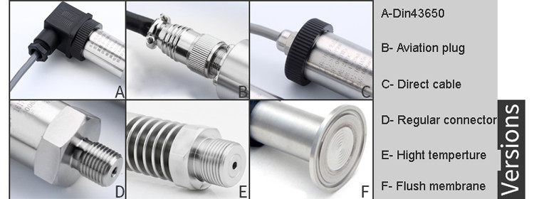 OEM Pressure Temperature Sensor , PT215 Water Pressure Switch 0.5%FS Accuracy