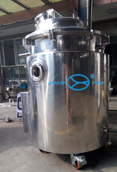 Transportable Bulk Stainless Steel Storage Tank , Horizontal Storage Tank