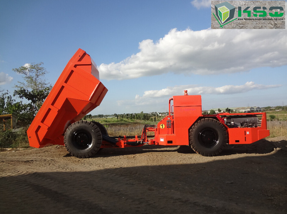 Hydropower Tunneling Underground Dump Truck For Medium Size Rock Excavation