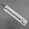 Buy cheap American Airlines Custom Embroidered Key Fob Corrosion Resistance High Accuracy from wholesalers