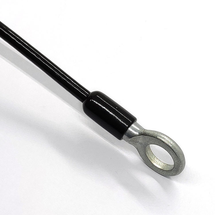 Coated Transparent PVC Stainless Steel Wire Galvanized Steel Wire Rope Sling With Double Swaged Eyes
