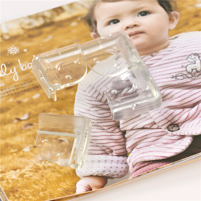 PVC Corner Baby Safety Corner Guards Transparent L Smile Anti Collision Angle