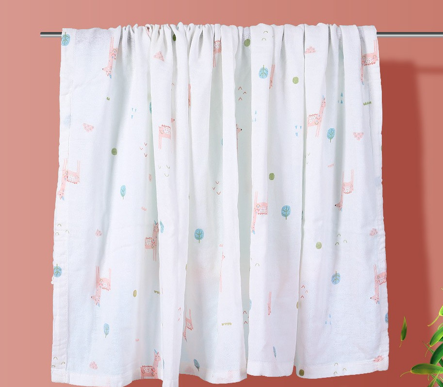 100% Cotton 120GSM crinkle Double Gauze Fabric No Fluoscent Agent