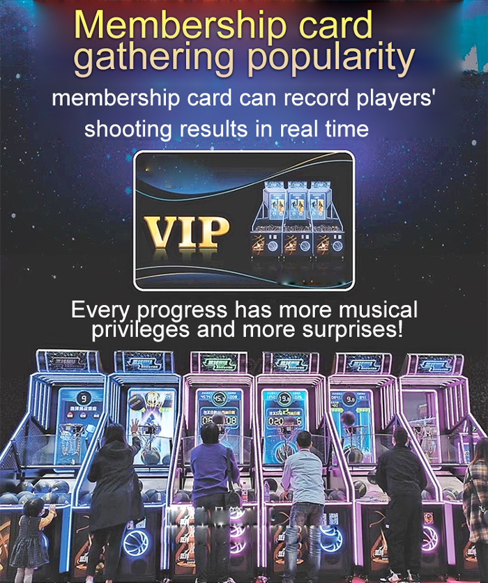 350W Screen Arcade Basketball Game Machine For Adults